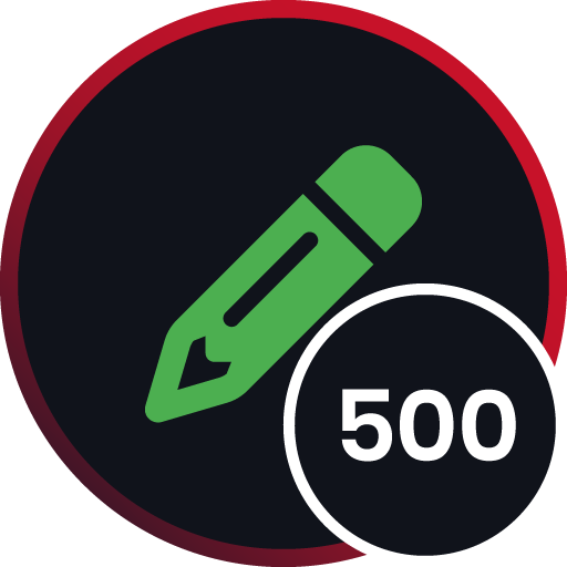 500 postów